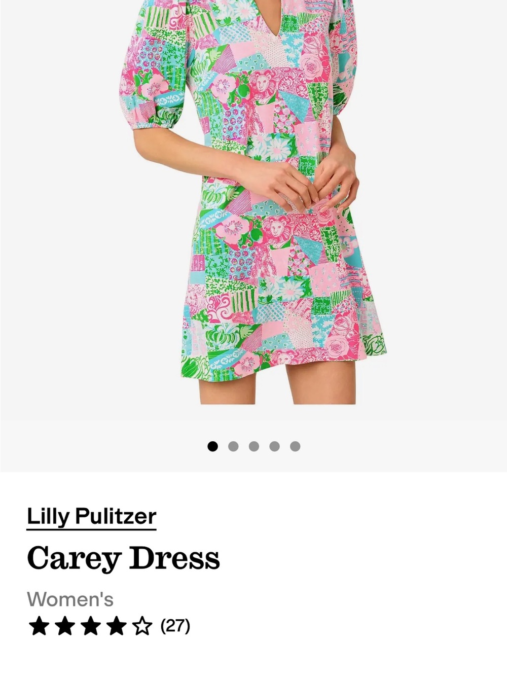 Lily Pulitzer Carey Dress NWOT